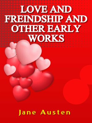 cover image of Love and Freindship and Other Early Works